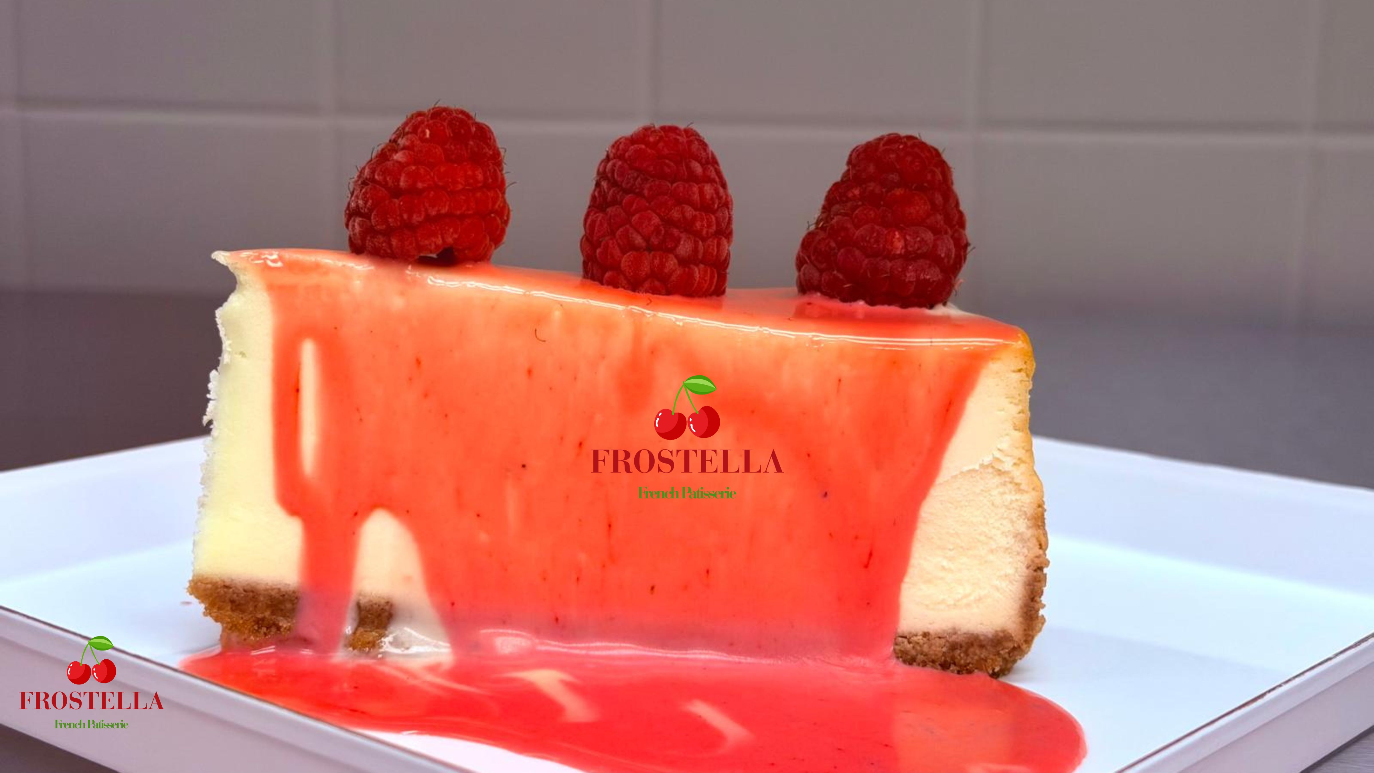 Raspberry Cheesecake - Frostella dessert Minnesota